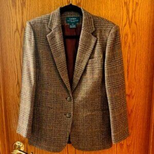 Ralph Lauren Tweed Coat Blazer